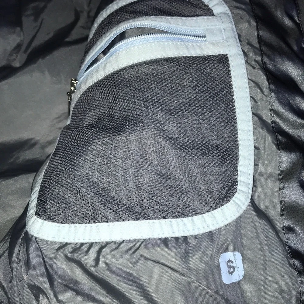 Nike White Puffer Jacket with Grey Lining